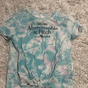 Abercrombie & Fitch Kids Tie-Dye Tee - Blue and Purple